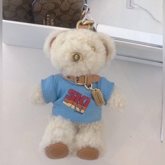 NWT Coach Ski Bear Bag Charm - Picture 2 of 6